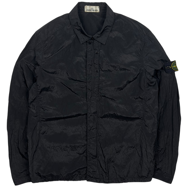 S/S 16 Stone Island Nylon Metal Overshirt - Black