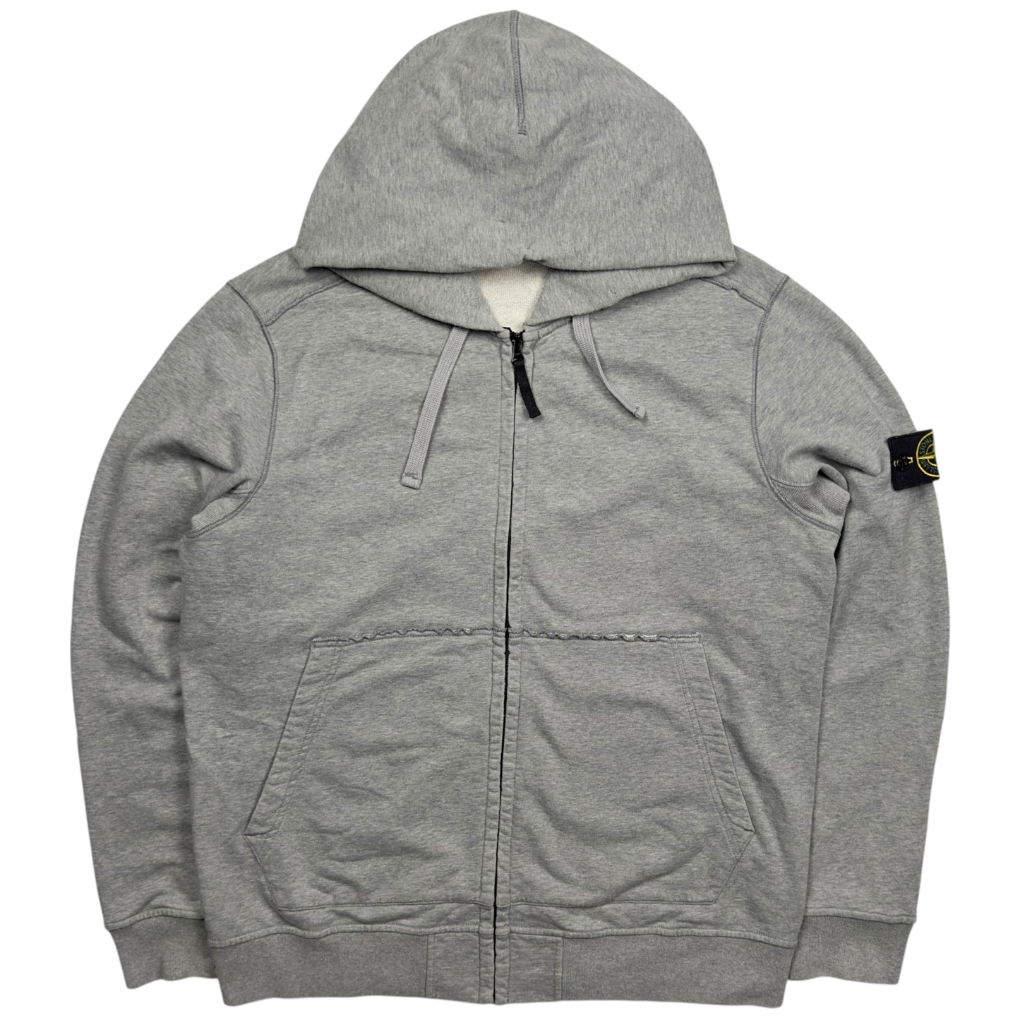 S/S 18 Stone Island Full Zip Hoodie - Grey