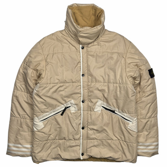 A/W 02 Stone Island Padded Jacket - Beige