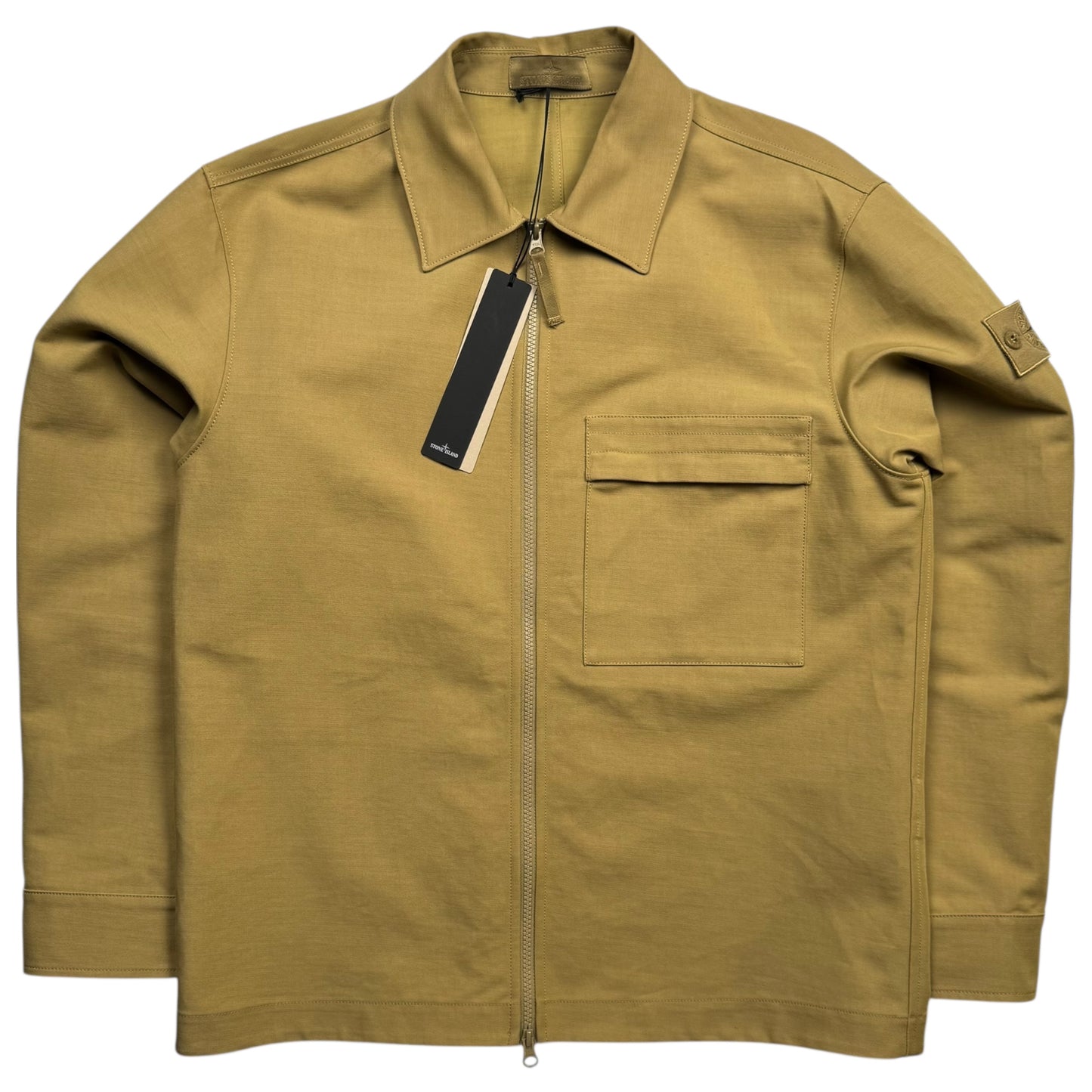 A/W 23 Stone Island Gabardine Doppio Cotton / Wool Overshirt