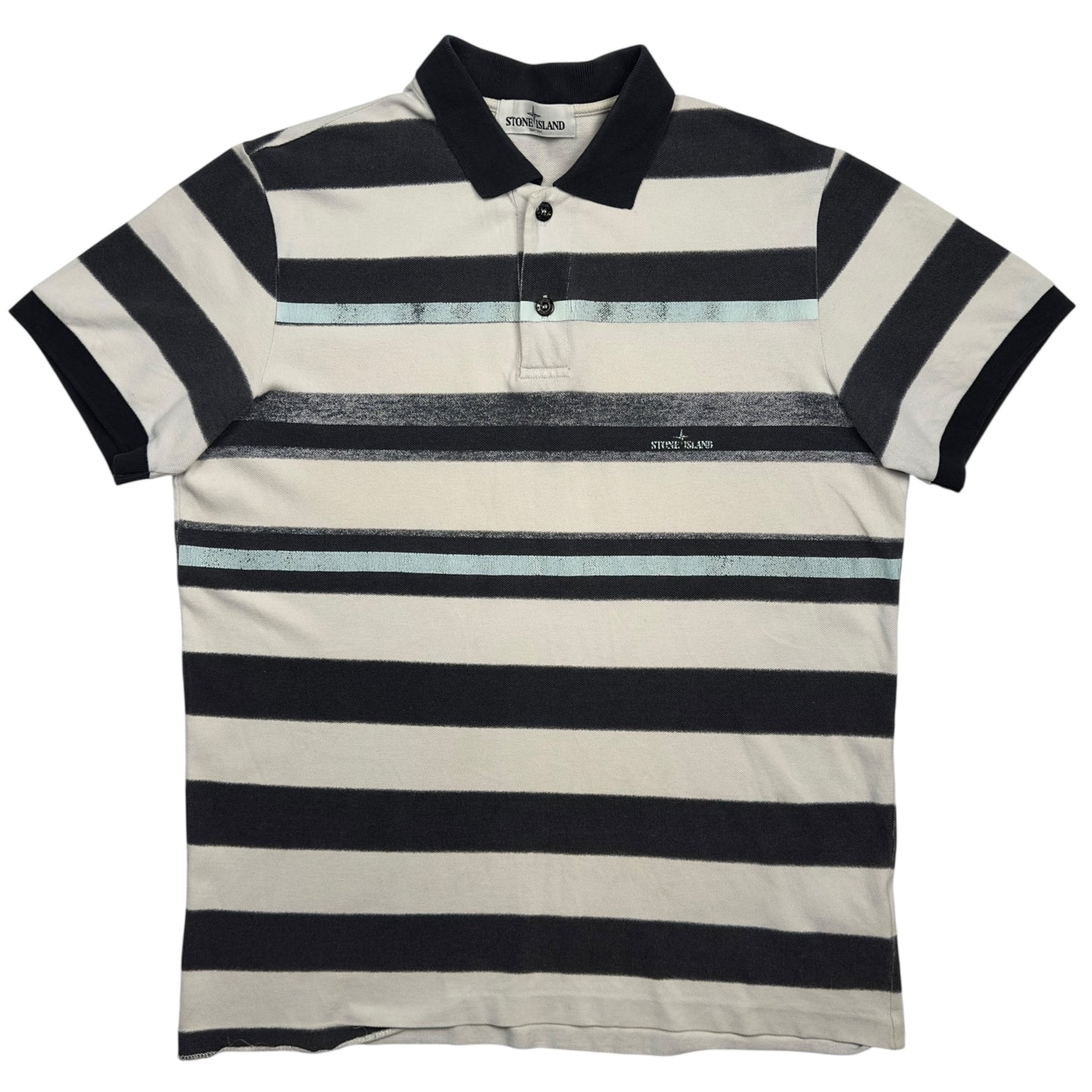 S/S 13 Stone Island Striped Polo Shirt