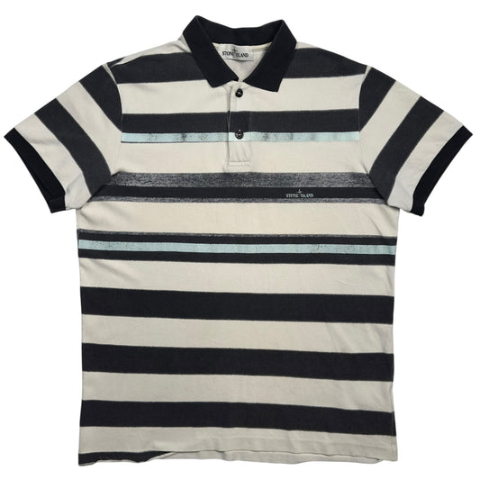 S/S 13 Stone Island Striped Polo Shirt