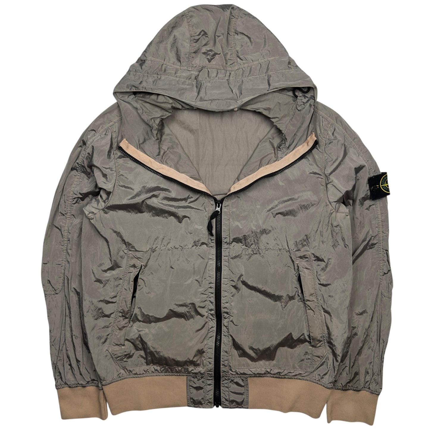 S/S 18 Stone Island Nylon Metal Watro Jacket - Silver