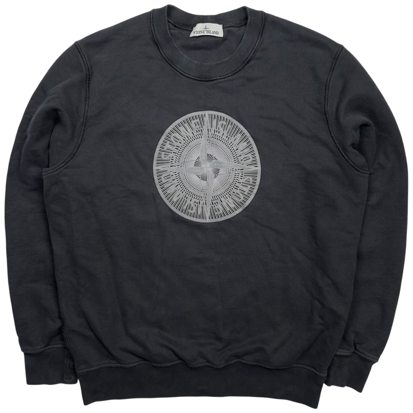A/W 23 Stone Island "Industrial One" Textured Print Sweater