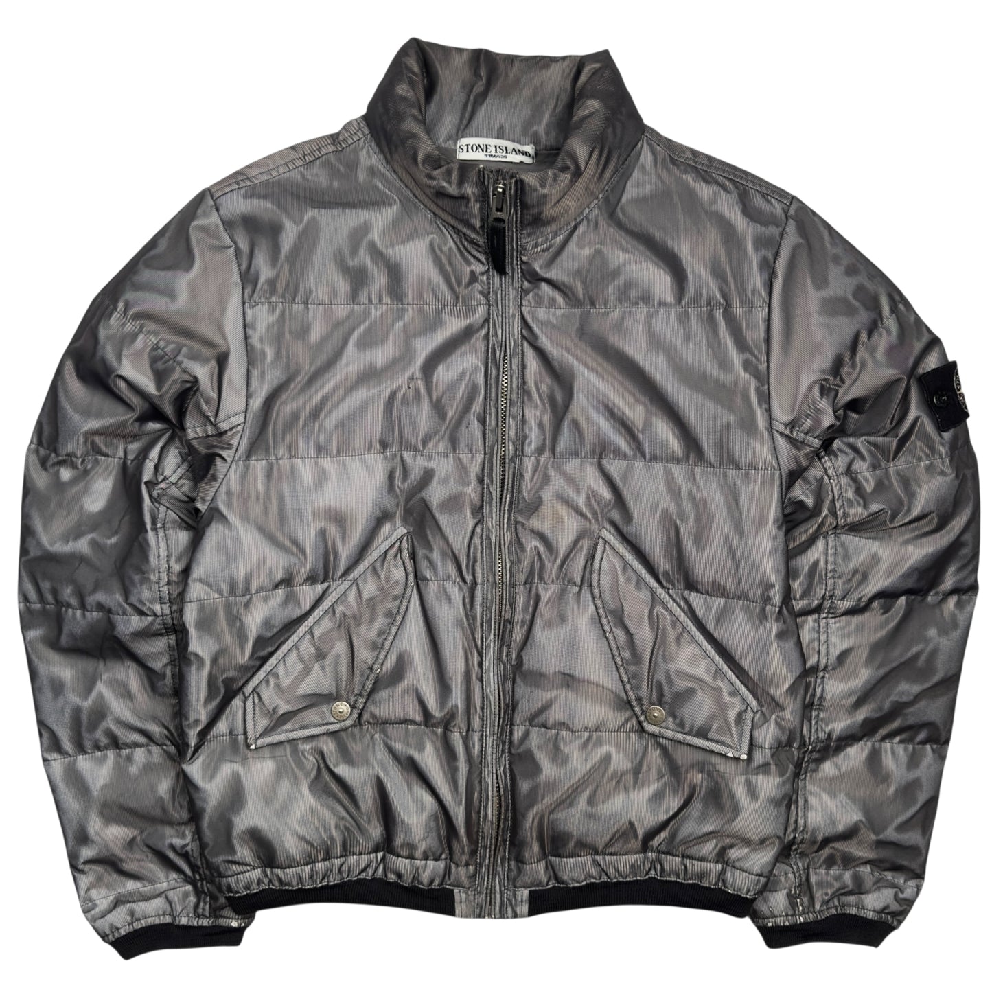 A/W 07 Stone Island Mesh Reflective Light Down Special Process Jacket