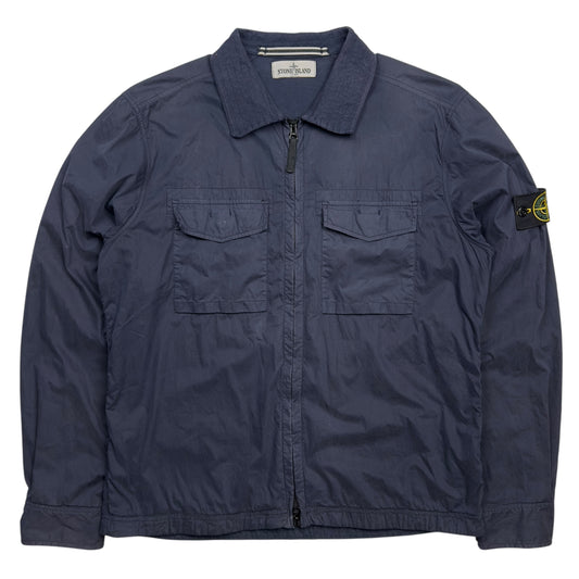 A/W 12 Stone Island Cotton Nylon Overshirt Jacket - Navy