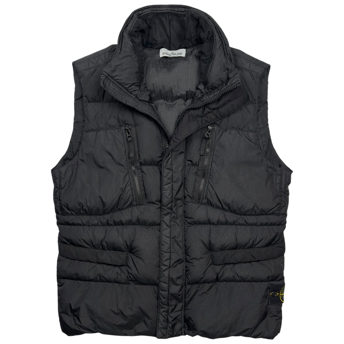 A/W 16 Stone Island Crinkle Reps NY Down Gilet - Black