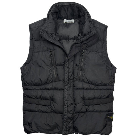 A/W 16 Stone Island Crinkle Reps NY Down Gilet - Black
