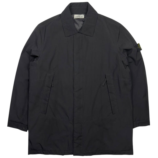 A/W 20 Stone Island Soft Shell Primaloft Car Coat - Black