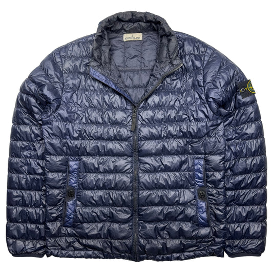 S/S 16 Stone Island Down_26 GR X SQM_N Down Puffer Jacket - Navy