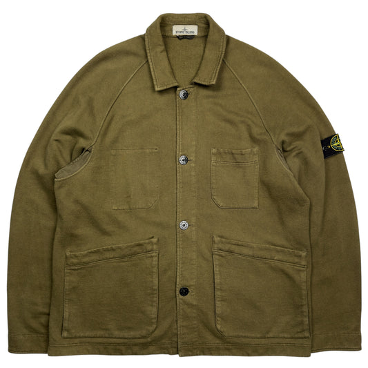 A/W 15 Stone Island Soft Cotton Overshirt - Khaki