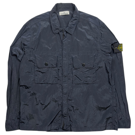 S/S 17 Stone Island Nylon Metal Overshirt Jacket - Navy