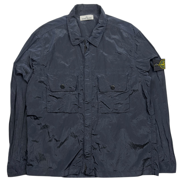 S/S 17 Stone Island Nylon Metal Overshirt Jacket - Navy