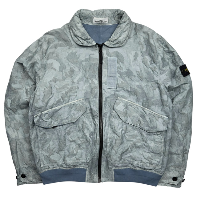 S/S 20 Stone Island Big Loom Camo TC Flight Jacket