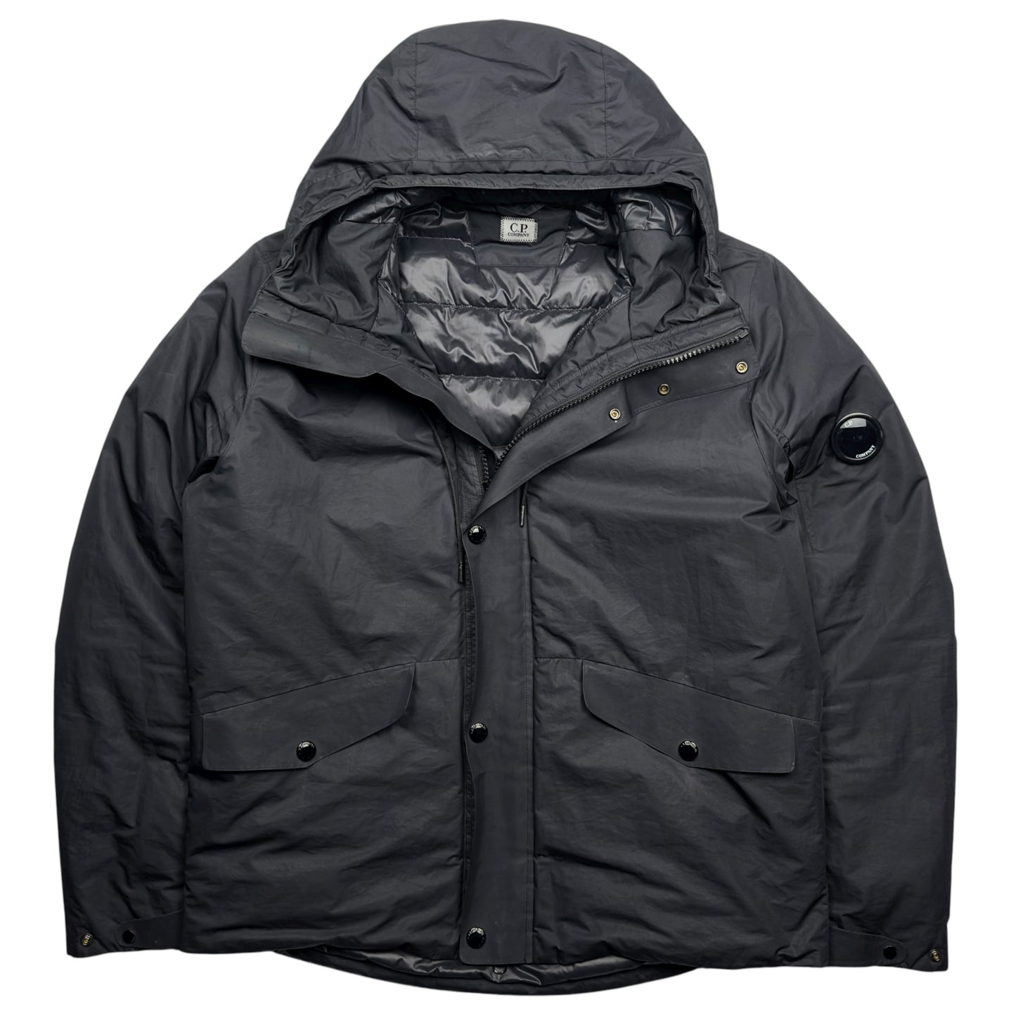 C.P. Company Micro M Down Jacket - Black