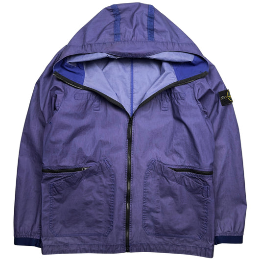 S/S 22 Stone Island Aggressive Gommato Jacket - Blue