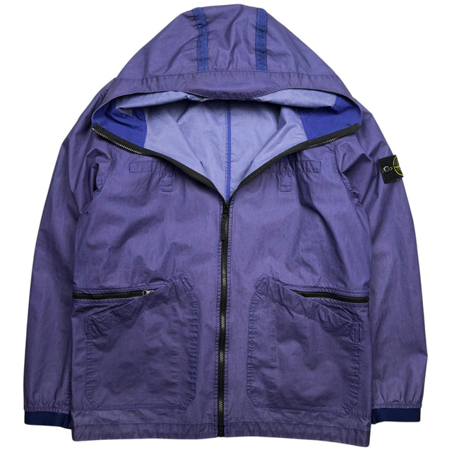 S/S 22 Stone Island Aggressive Gommato Jacket - Blue