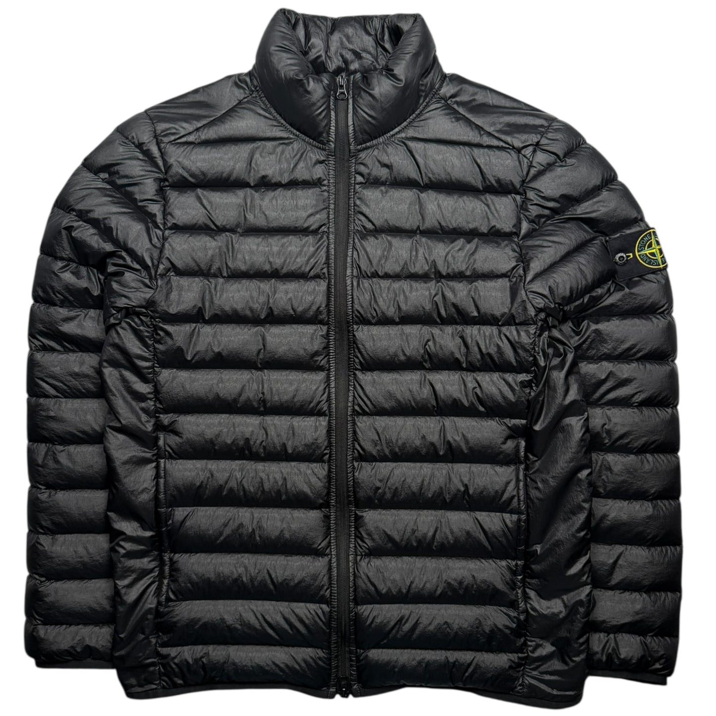 S/S 24 Stone Island Loom Woven Chambers R-Nylon Down TC Puffer Jacket - Black