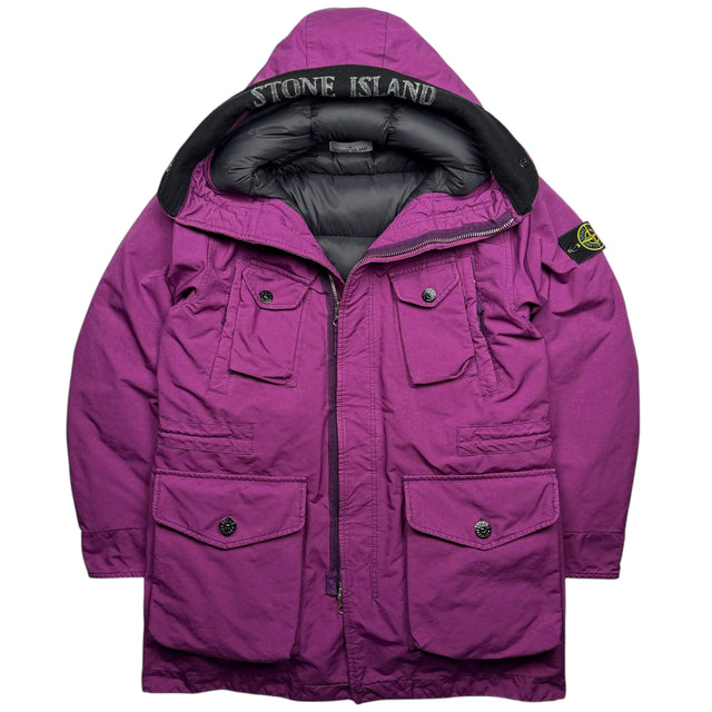 A/W 18 Stone Island David-TC Down Parka - Purple