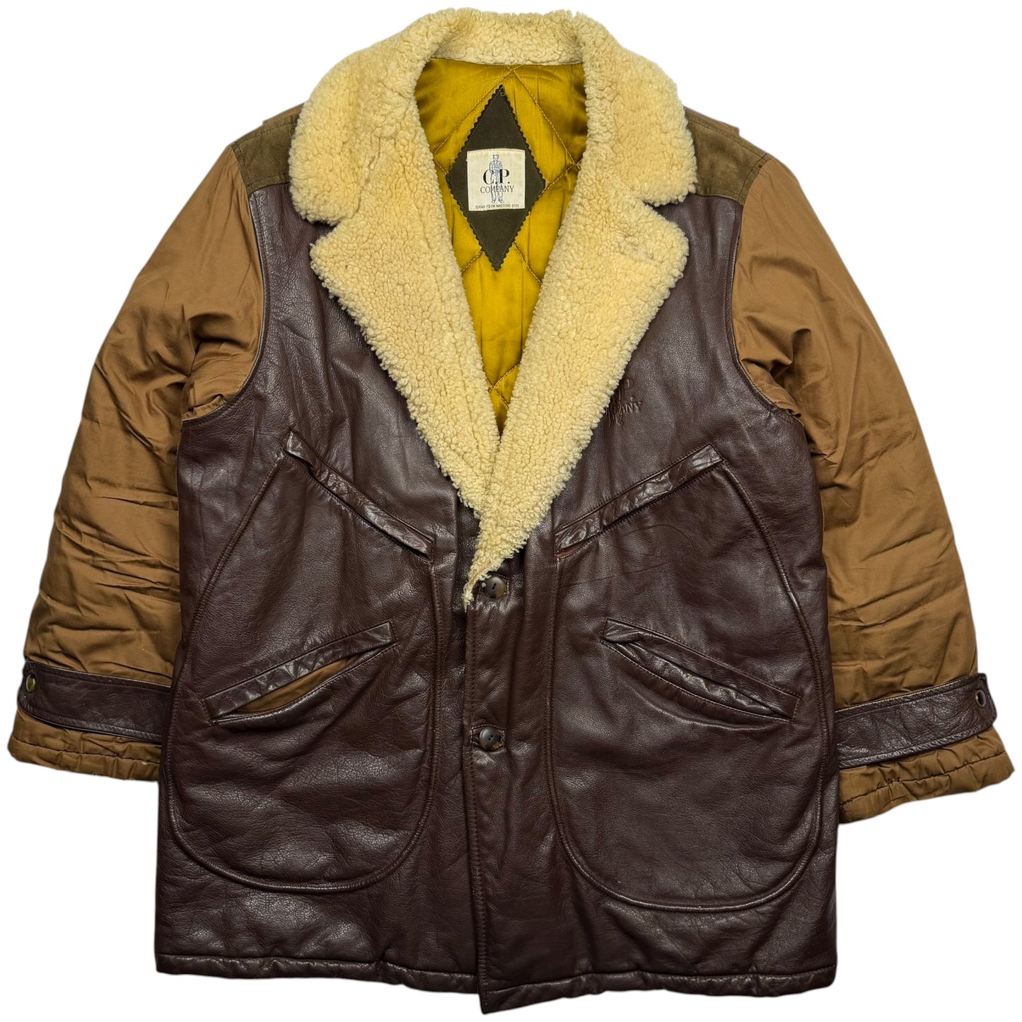 A/W 82 C.P. Company Leather Shearling Coat