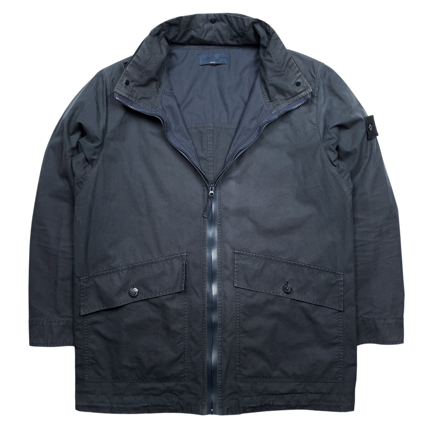 S/S 13 Stone Island Weatherproof Cotton Canvas Ghost Piece Jacket - Navy