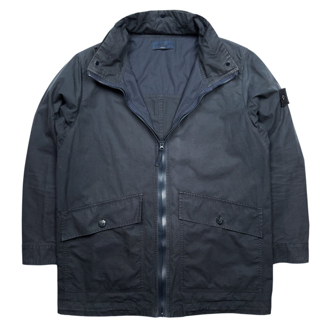 S/S 13 Stone Island Weatherproof Cotton Canvas Ghost Piece Jacket - Navy