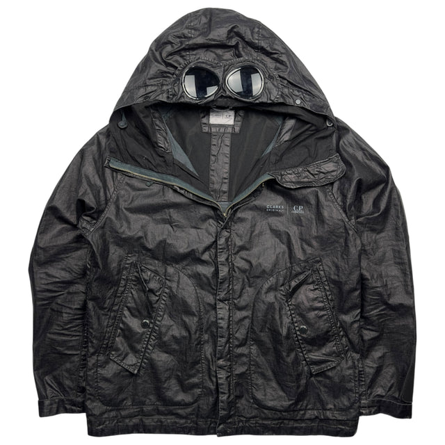 C.P. Company X Clarks Lino Wax Goggle Jacket - Black