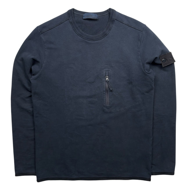 A/W 17 Stone Island Ghost Crewneck Sweater - Navy