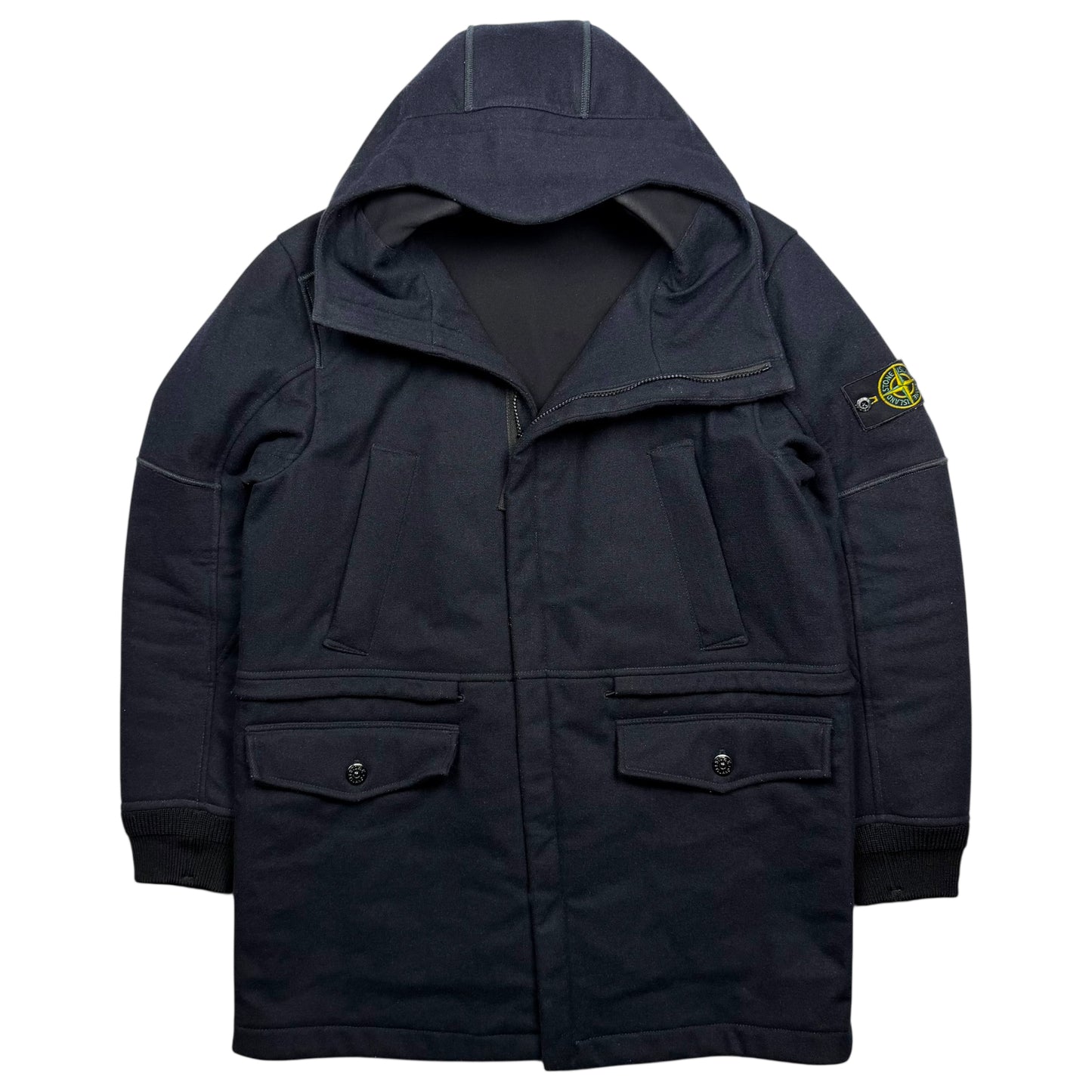 A/W 18 Stone Island Panno R 4L Stretch Parka Jacket - Navy