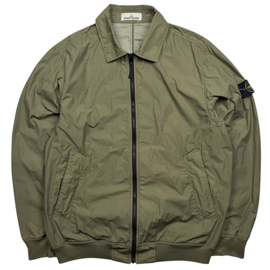 S/S 20 Stone Island Naslan Light Watro Bomber Jacket - Olive Green