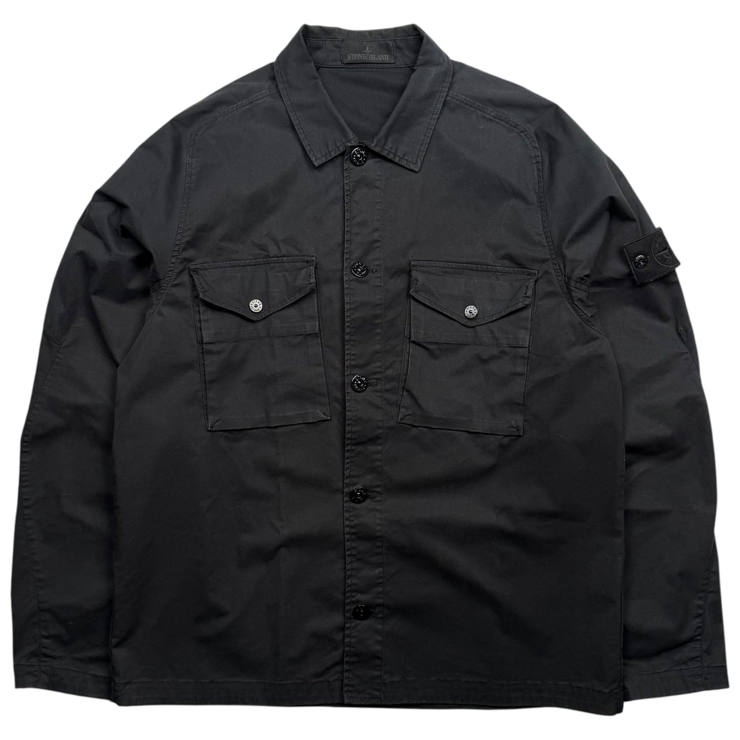 S/S 20 Stone Island Ghost Overshirt - Black