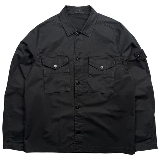 S/S 20 Stone Island Ghost Overshirt - Black