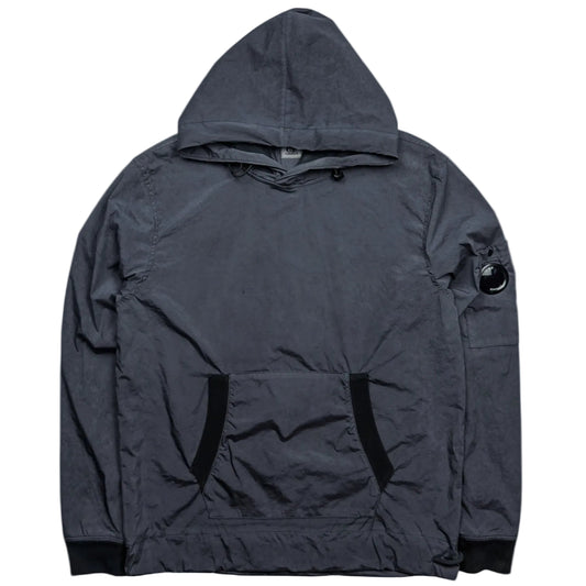 C.P. Company Chrome Smock Hoodie - Grey Blue