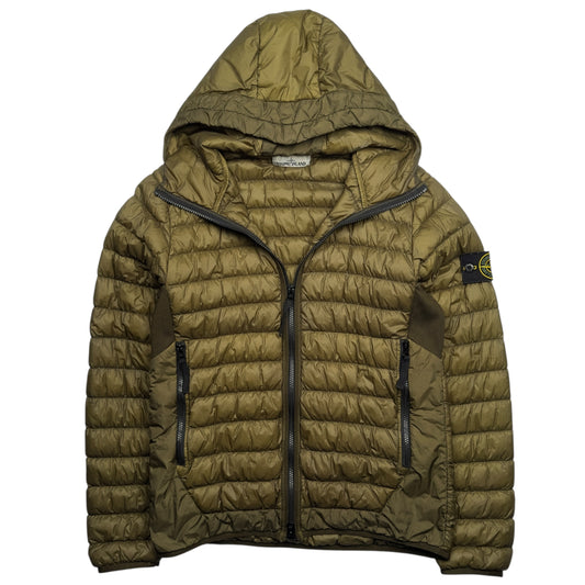 S/S 18 Stone Island Micro Yarn Down Jacket - Khaki
