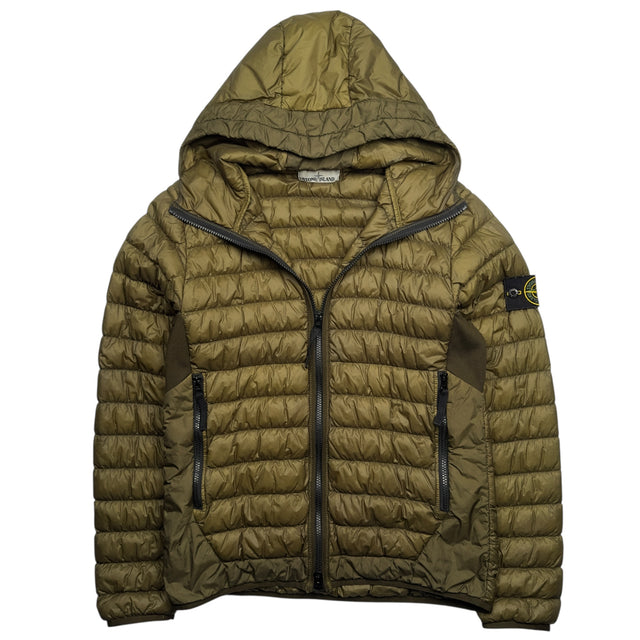 S/S 18 Stone Island Micro Yarn Down Jacket - Khaki
