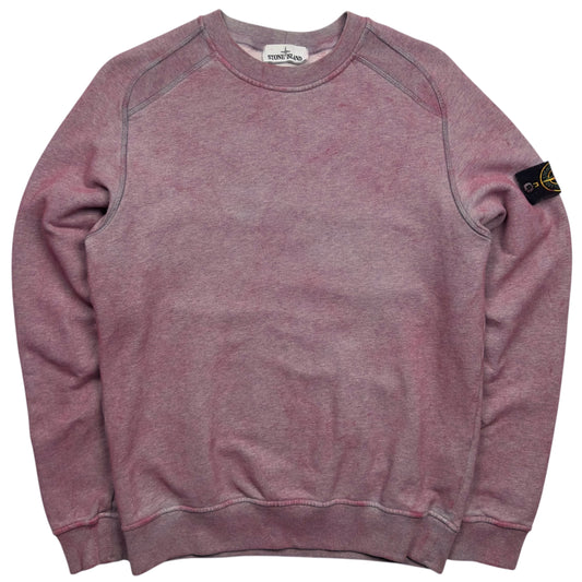 A/W 20 Stone Island Dust Colour Treatment Sweater - Pink