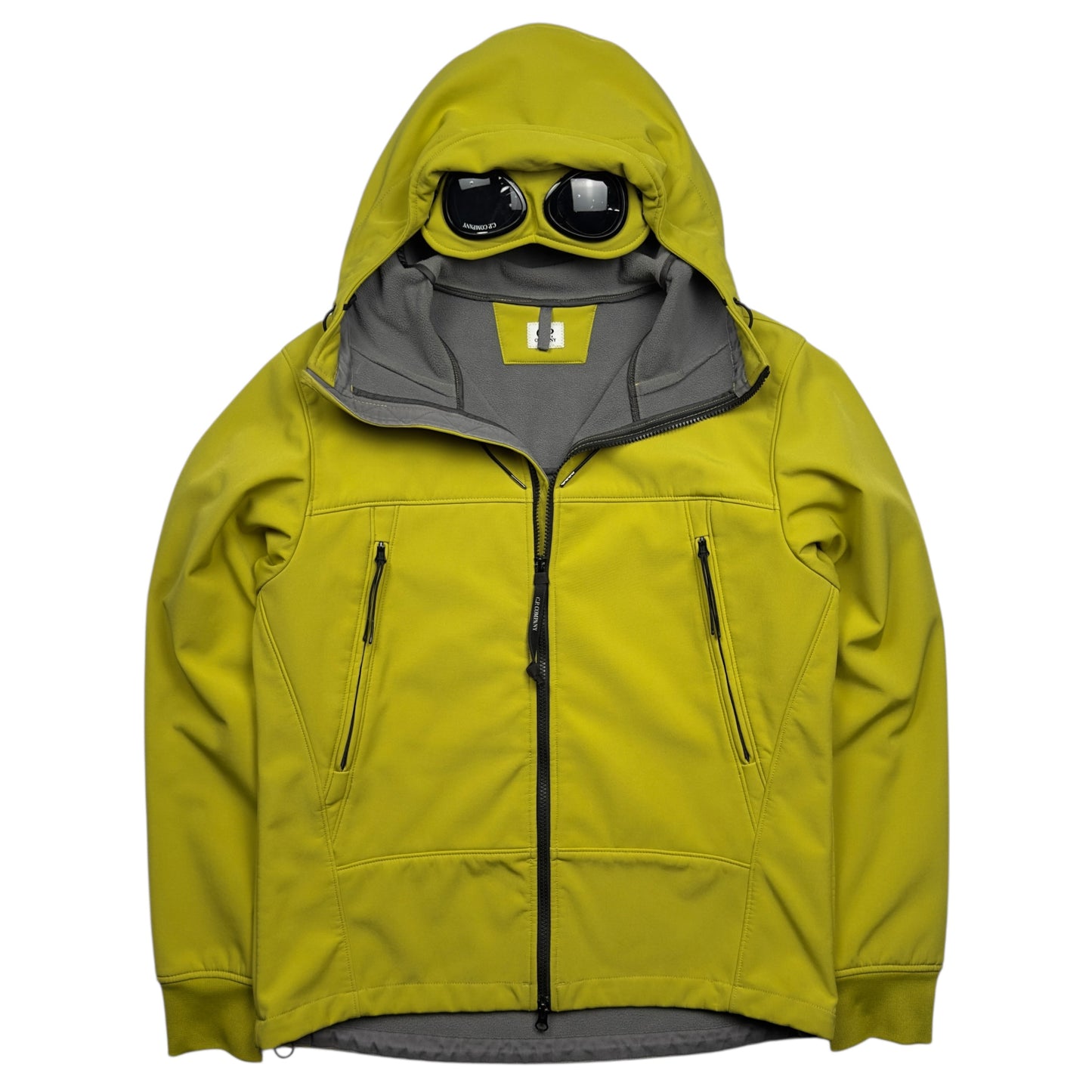 C.P. Company Soft Shell Goggle Jacket - Yellow