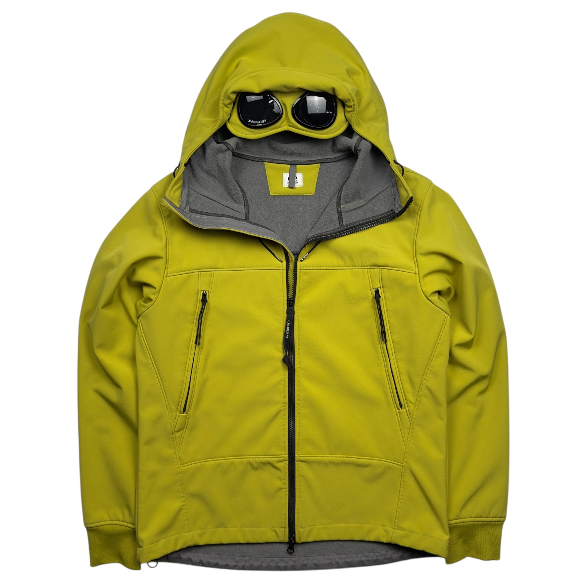 C.P. Company Soft Shell Goggle Jacket - Yellow