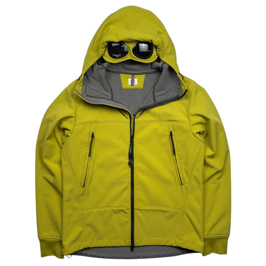 C.P. Company Soft Shell Goggle Jacket - Yellow