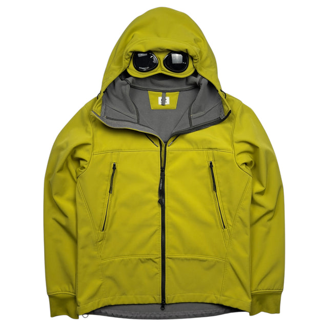 C.P. Company Soft Shell Goggle Jacket - Yellow