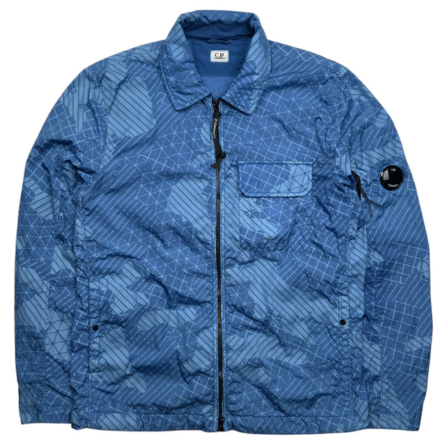 C.P. Company Camo Net Overshirt - Blue