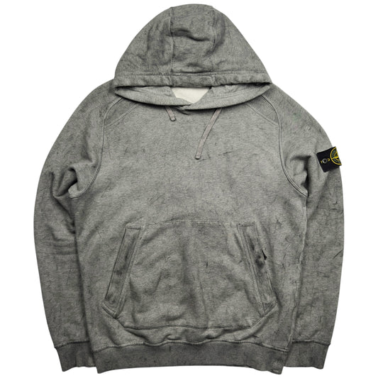 S/S 21 Stone Island Dust Colour Treatment Hoodie - Grey