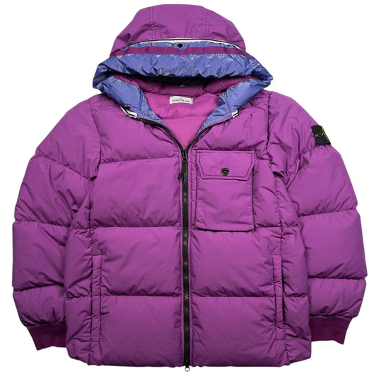 A/W 21 Stone Island Naslan Light Watro Down TC - Purple