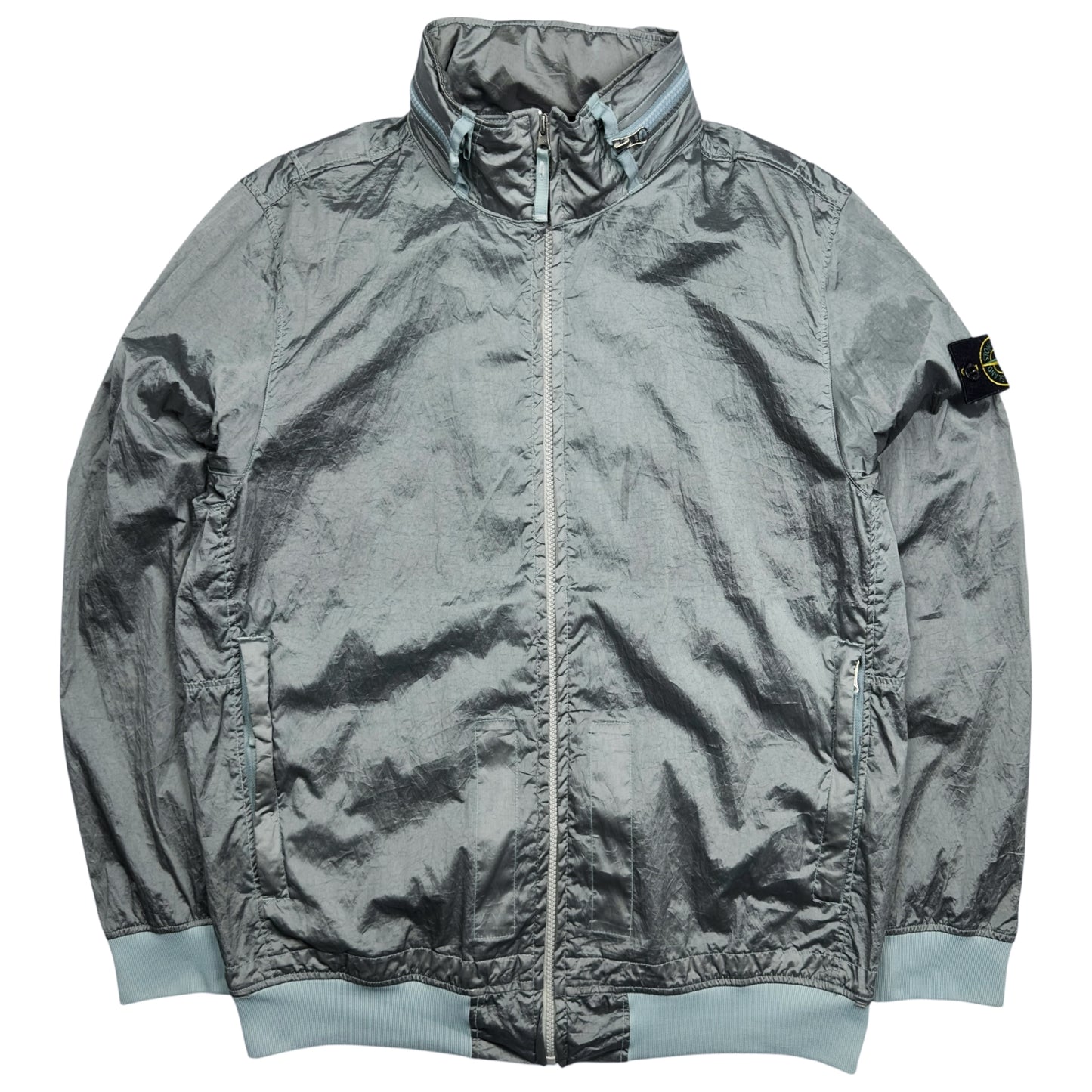 S/S 23 Stone Island Nylon Metal Watro ECONYL Jacket - Light Blue