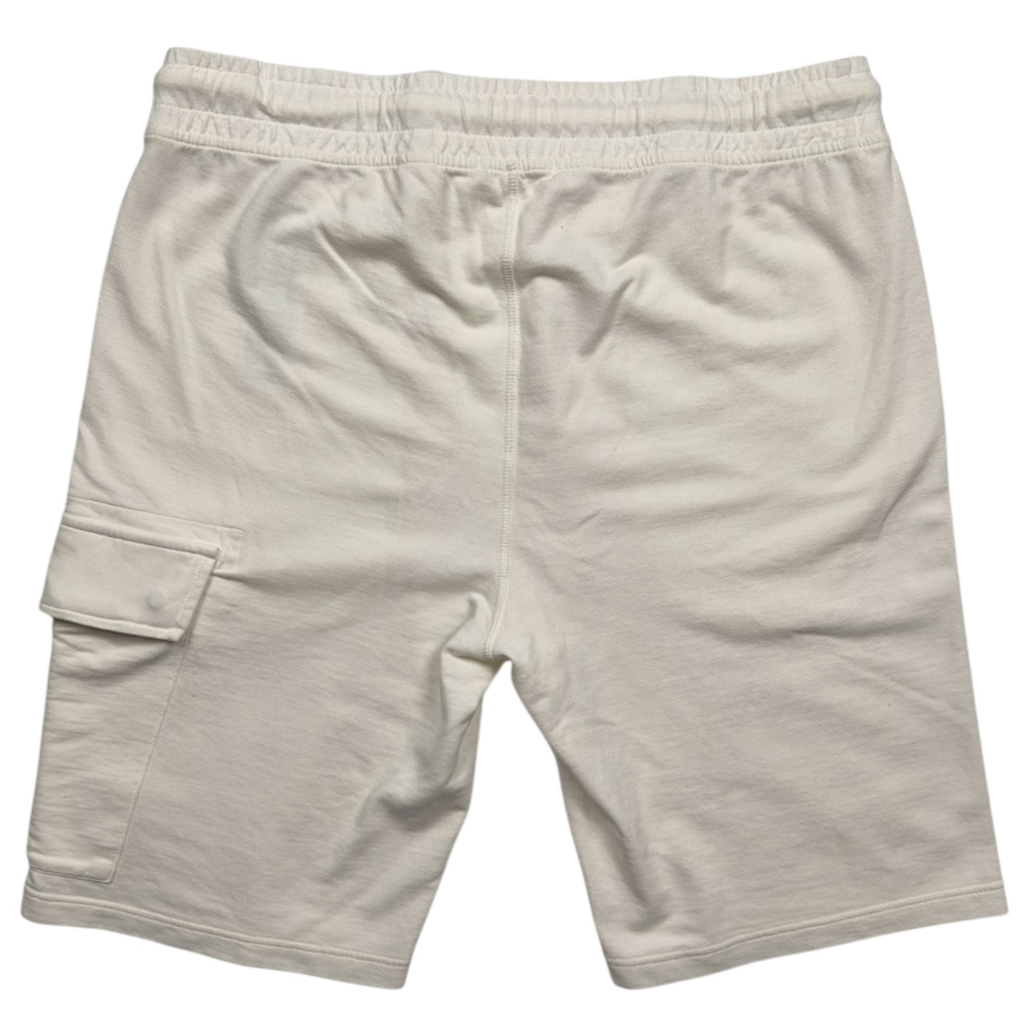C.P. Company Light Fleece Shorts - Cream
