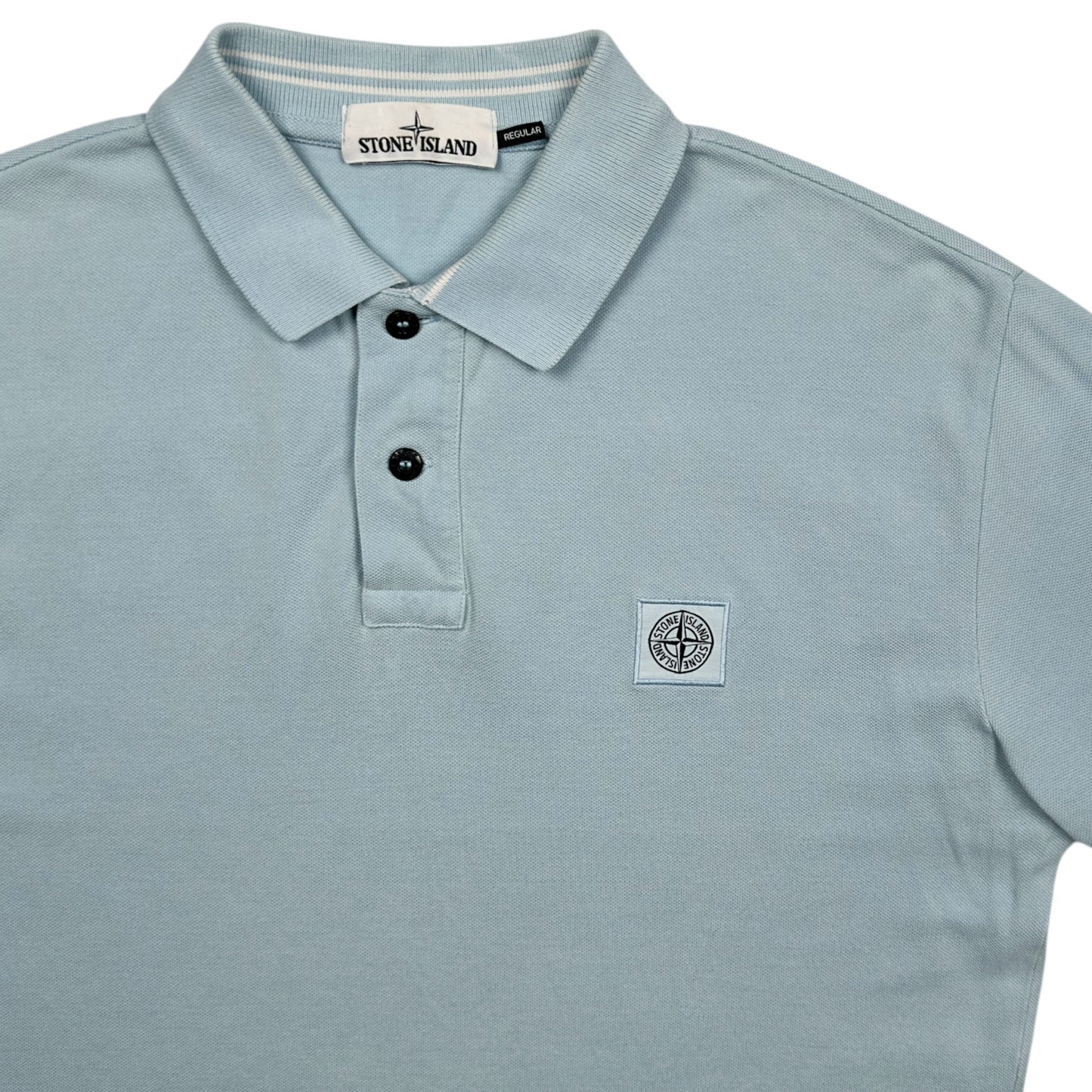 S/S 17 Stone Island Polo Shirt - Baby Blue