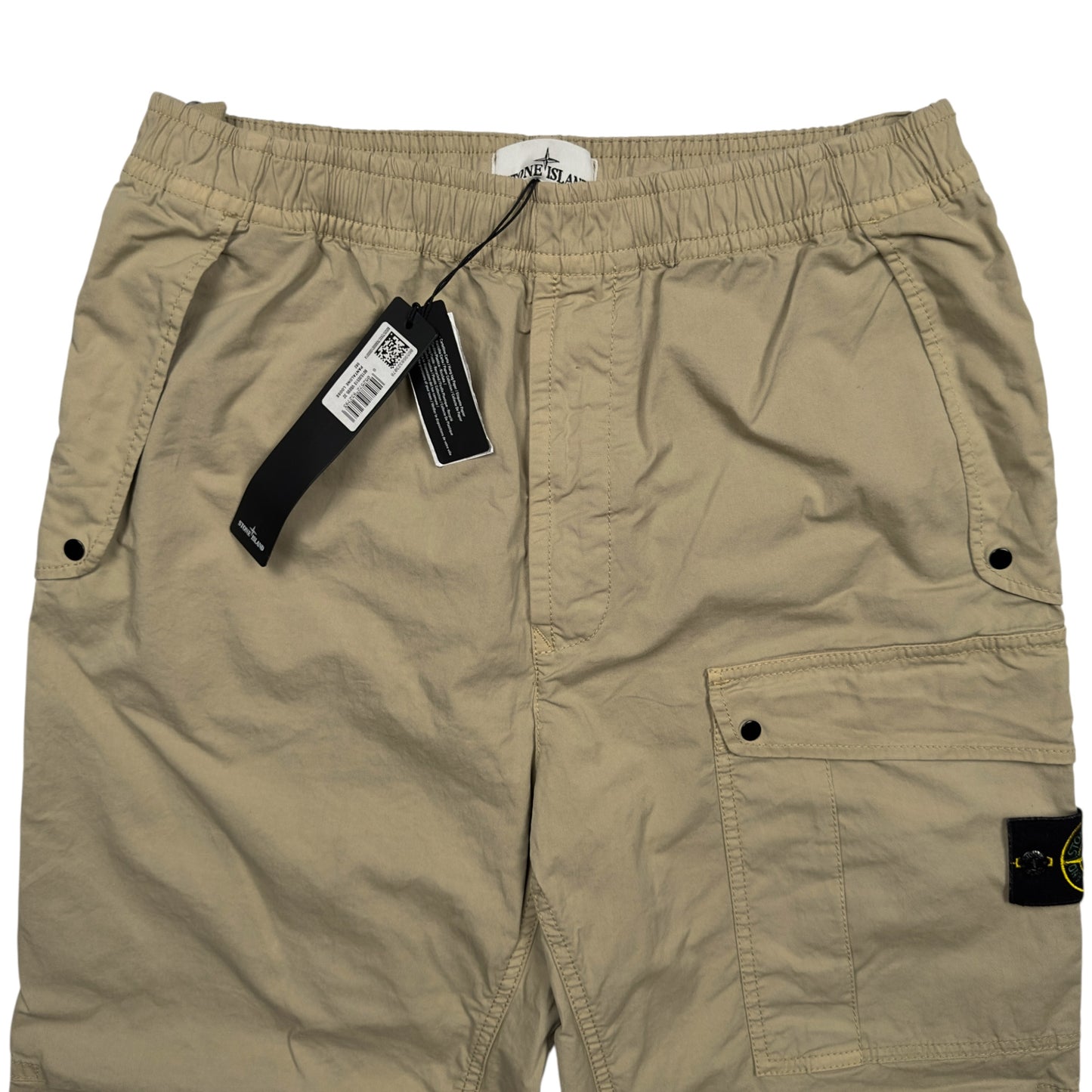 S/S 24 Stone Island Loose Fit Cargo Trousers - Sand