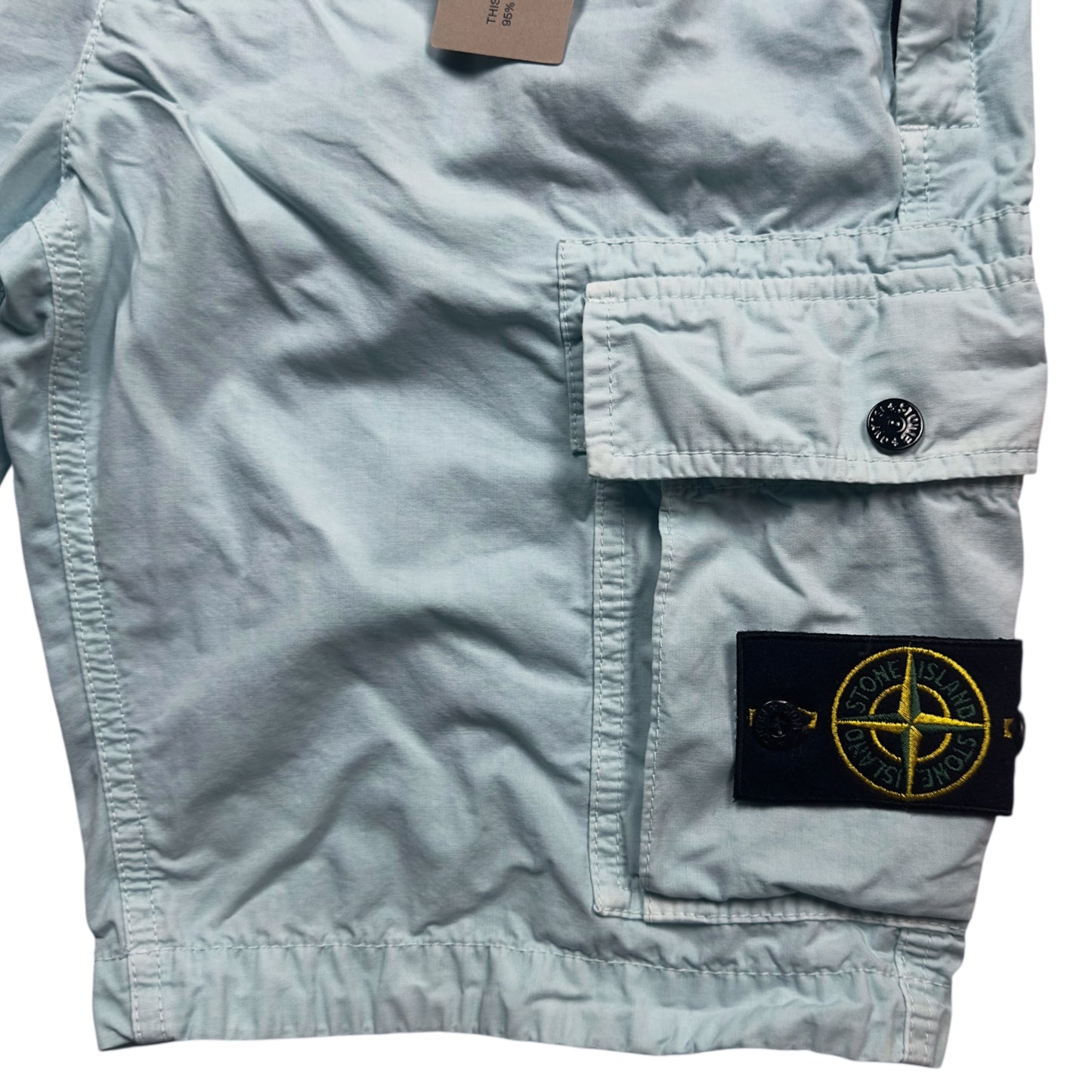 S/S 22 Stone Island Cotton Cargo Shorts 32 RE-T