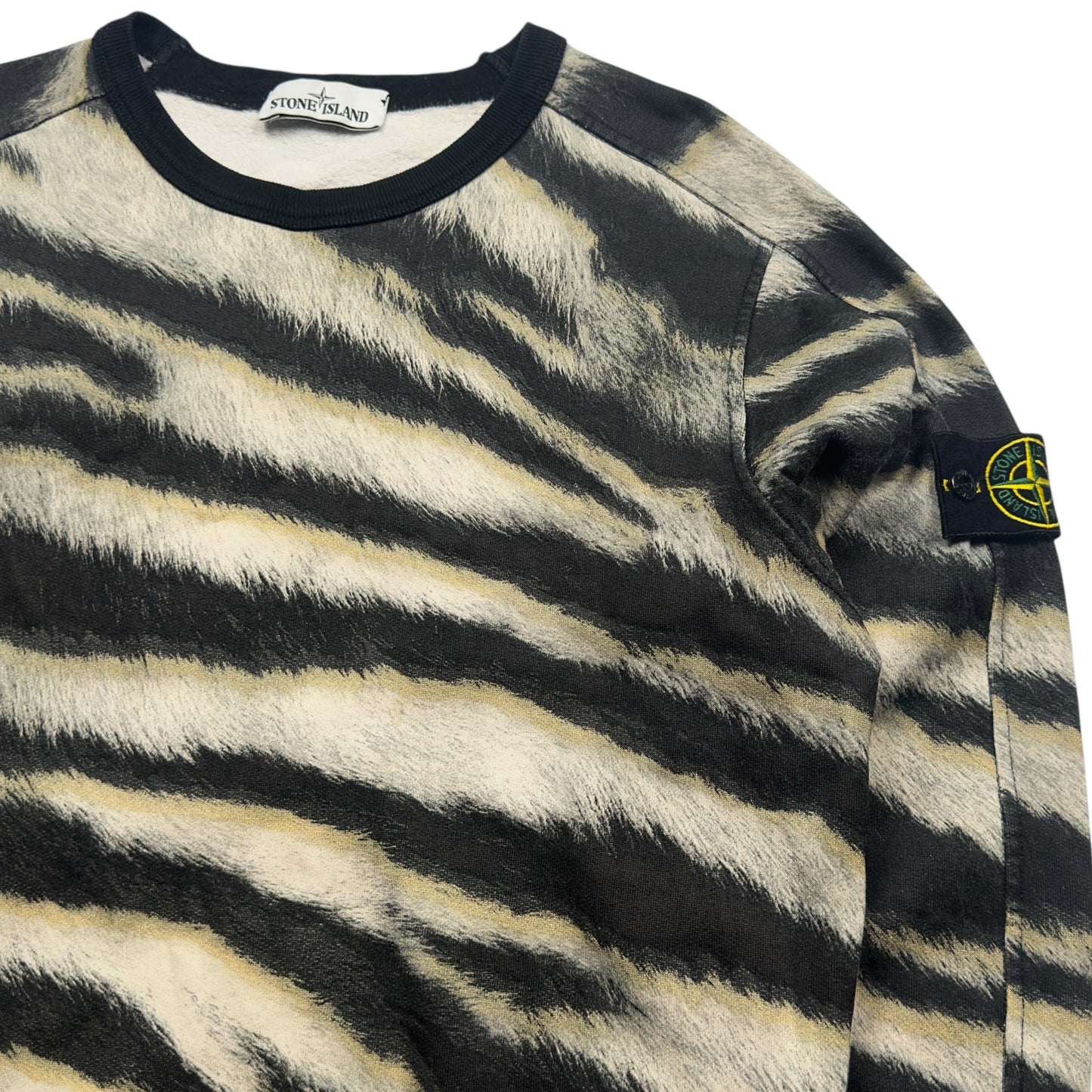 A/W 18 Stone Island Tiger Camo Crewneck Sweater