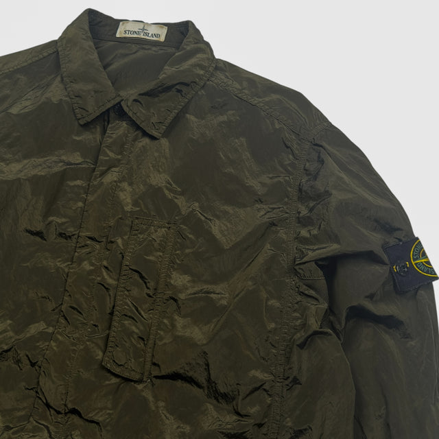 S/S 18 Stone Island Nylon Metal Overshirt - Dark Green
